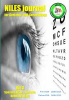 NILES journal for Geriatric and Gerontology